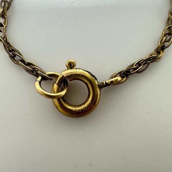 Vintage 12kt gold filled genuine red coral beads beaded station chain necklace - Picture 7 of 8